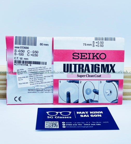 Tròng Kính Nhật Bản Seiko Ultra 1.60 